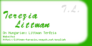 terezia littman business card